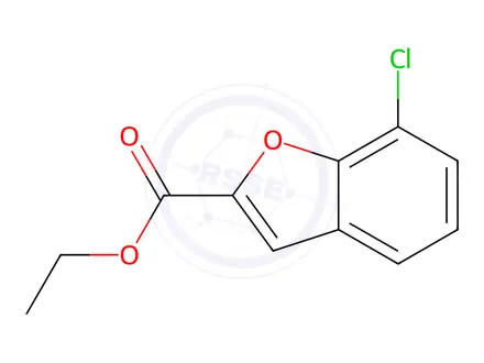 Chemical structure of Ethyl 7-chlorobenzofuran-2-carboxylate
