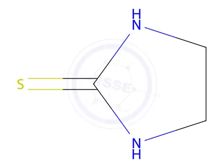 Chemical structure of Ethylenethiourea