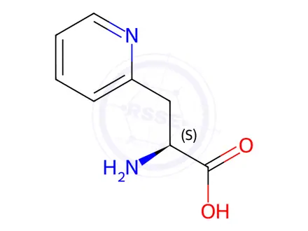 Chemical structure of (S)-2-AMino-3-(pyridin-2-yl)propanoic acid dihydrochloride