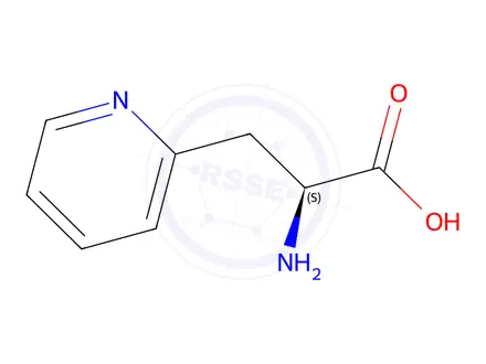 Chemical structure of (S)-2-AMino-3-(pyridin-2-yl)propanoic acid dihydrochloride