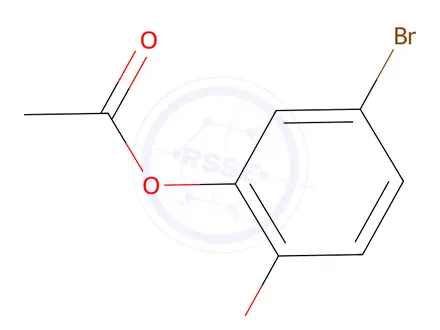 Chemical structure of 5-Bromo-2-methoxyphenyl acetate