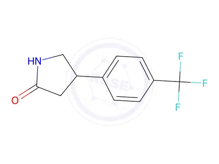 Chemical structure of 1-[4-(Trifluoromethyl)Phenyl]-2-Pyrrolidinone