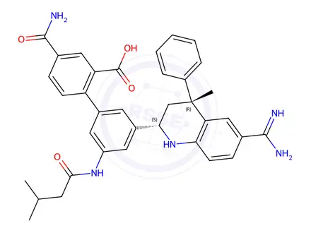 Chemical structure of BMS-654457 (BMS654457)