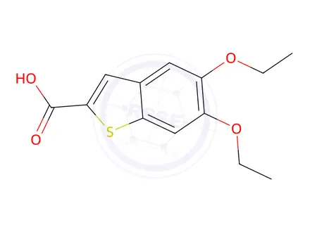 Chemical structure of 5,6-Diethoxybenzo[b]thiophene-2-carboxylic acid