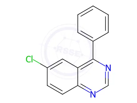 Chemical structure of Alprazolam Impurity 46