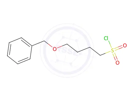 Chemical structure of 4-(Benzyloxy)butane-1-sulfonyl chloride