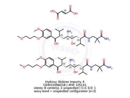 Chemical structure of Hydroxy Aliskiren Impurity 4
