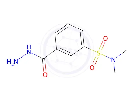 Chemical structure of 3-Hydrazinocarbonyl-n,n-dimethyl-benzenesulfonamide