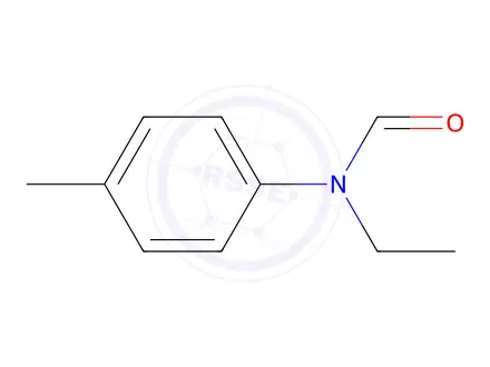 Chemical structure of N-ETHYL-P-FORMOTOLUIDIDE