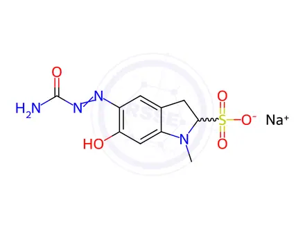 Chemical structure of Carbazochrome Sodium Sulfonate