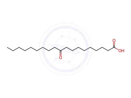 Chemical structure of 10-Oxononadecanoic acid