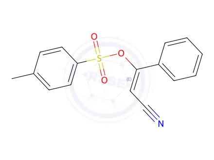 Chemical structure of (E)-2-Cyano-1-Phenylethenyl 4-Methylbenzenesulfonate