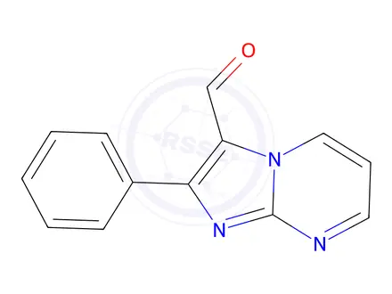 Chemical structure of 2-Phenylimidazo[1,2-a]pyrimidine-3-carbaldehyde