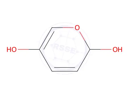 Chemical structure of 2H-Pyran-2,5-diol