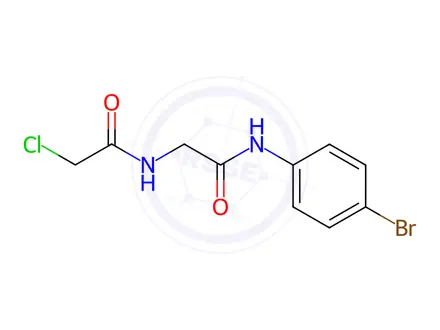 Chemical structure of n-(4-Bromophenyl)-2-(2-chloroacetamido)acetamide