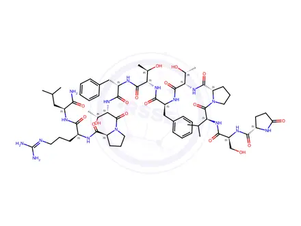 Chemical structure of locustapyrokinin II