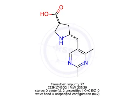 Chemical structure of Tamsulosin Impurity 77