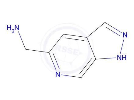 Chemical structure of (1H-Pyrazolo[3,4-c]pyridin-5-yl)methanamine