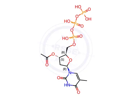 Chemical structure of 3'-O-Ac-dTTP