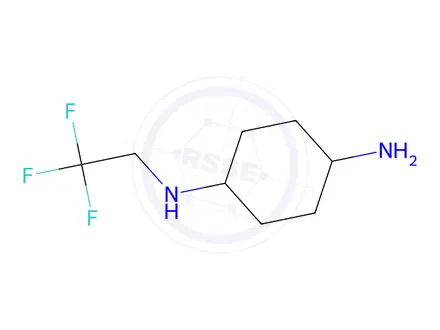 Chemical structure of N1-(2,2,2-Trifluoroethyl)cyclohexane-1,4-diamine