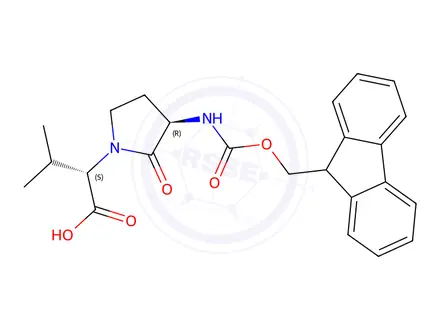 Chemical structure of N-Fmoc-Freidinger’s Lactam