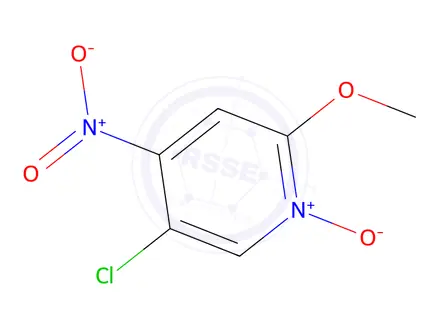 Chemical structure of 5-Chloro-2-methoxy-4-nitropyridine 1-oxide