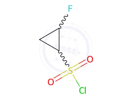 Chemical structure of 2-fluorocyclopropanesulfonyl chloride