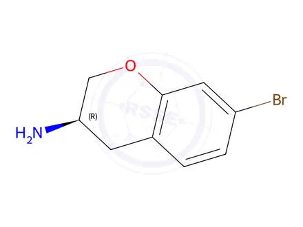 Chemical structure of (R)-7-bromochroman-3-amine