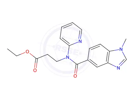 Chemical structure of Dabigatran Impurity H