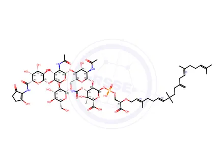 Chemical structure of Flavomycin