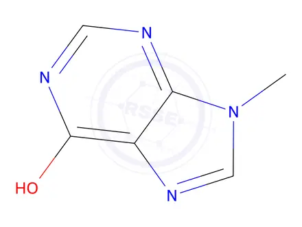 Chemical structure of 9-Methyl-9H-purin-6-ol