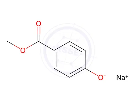 Chemical structure of Methylparaben Sodium Salt