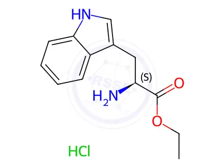 Chemical structure of L-Tryptophan ethyl ester hydrochloride