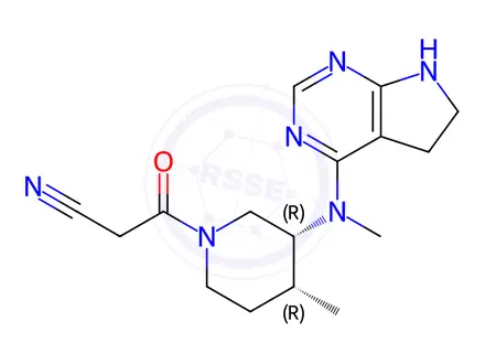 Chemical structure of Tofacitinib Impurity N