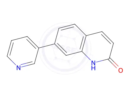 Chemical structure of 6-(Pyridin-3-yl)quinolin-2(1H)-one