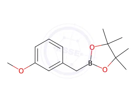 Chemical structure of 3-Methoxybenzylboronic acid pinacol ester