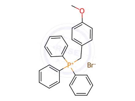Chemical structure of (4-Methoxybenzyl)triphenylphosphonium bromide
