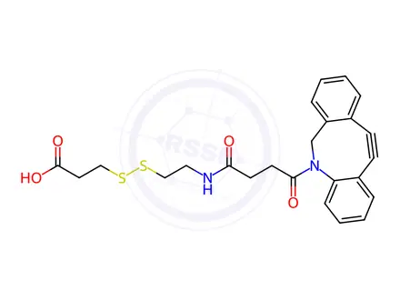 Chemical structure of DBCO-S-S-acid