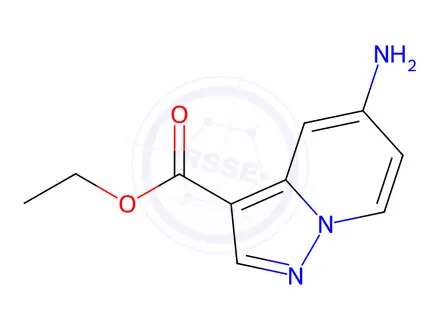 Chemical structure of Ethyl 5-Aminopyrazolo[1,5-a]pyridine-3-carboxylate