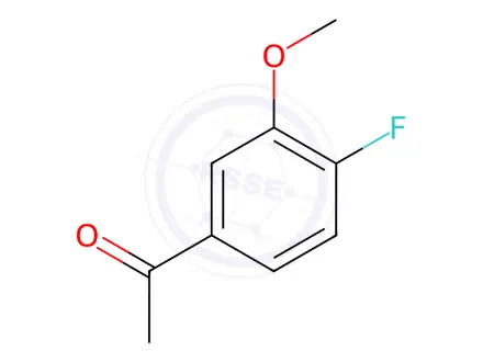 Chemical structure of 4'-Fluoro-3'-methoxyacetophenone