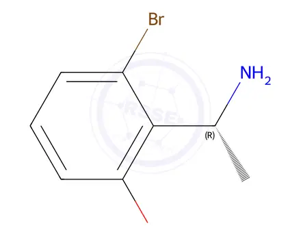 Chemical structure of 2-((1R)-1-AMINOETHYL)-3-BROMOPHENOL