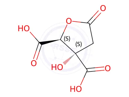 Chemical structure of Hydroxycitric Acid Lactone