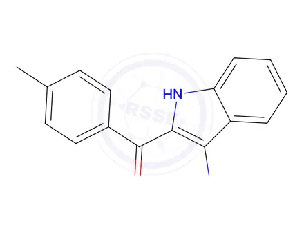 Chemical structure of 2-(4-Methylbenzoyl)-1H-indol-3-amine