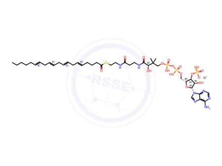 Chemical structure of Coenzyme A Impurity 30 Lithium Salt