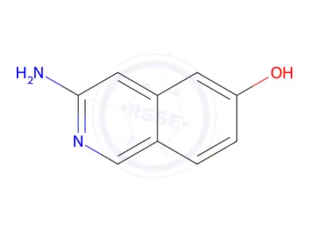Chemical structure of 3-Aminoisoquinolin-6-ol