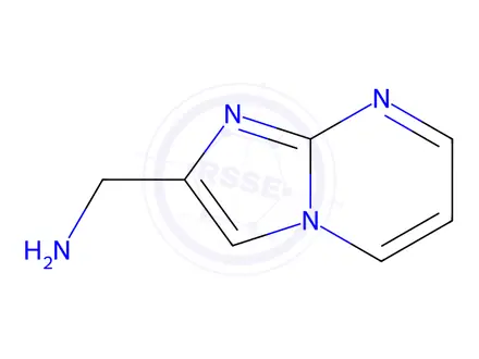 Chemical structure of Imidazo[1,2-a]pyrimidin-2-ylmethanamine