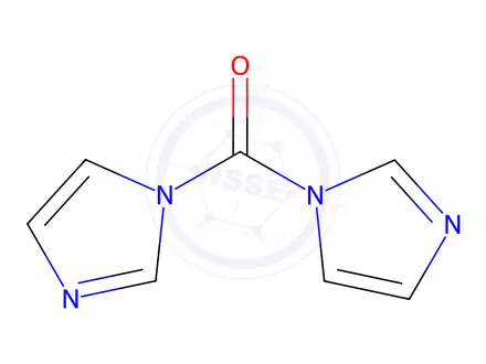 Chemical structure of N,N'-Carbonyldiimidazole