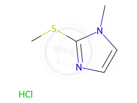 Chemical structure of Thiamazole EP Impurity C (HCl Salt)