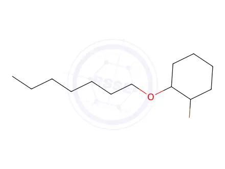 Chemical structure of 1-Bromo-2-(heptyloxy)cyclohexane