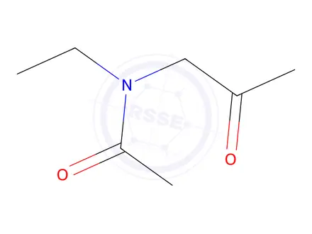 Chemical structure of Acetamide, N-ethyl-N-(2-oxopropyl)-(9CI)